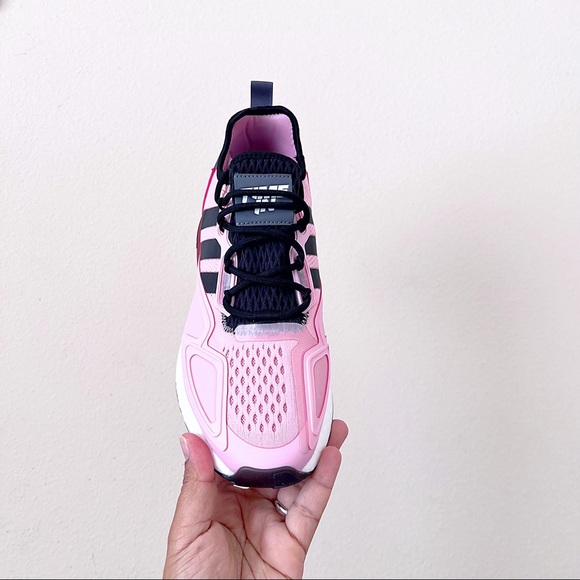 adidas Pink and Black Women's Sneakers - Picture 4 of 8